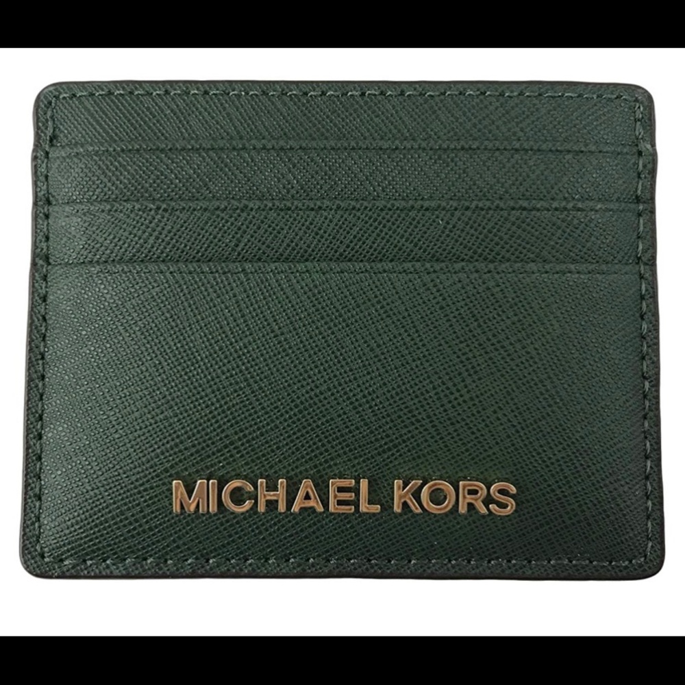 Michael Kors Jet Set Saffiano Leather Card Holder